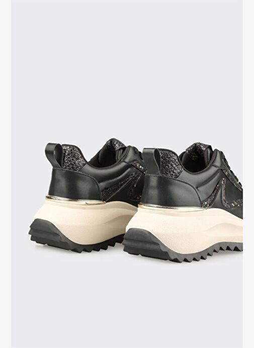 Siyah Kadın Spor Ayakkabı - Görsel 6