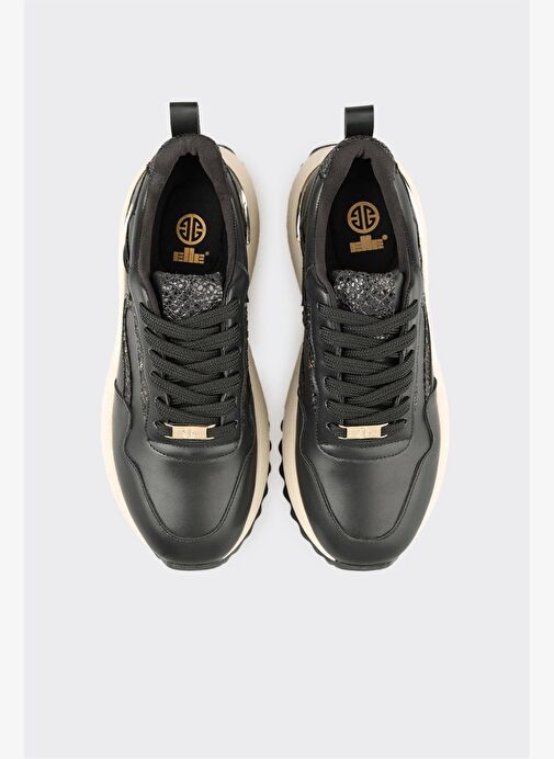 Siyah Kadın Spor Ayakkabı - Görsel 5