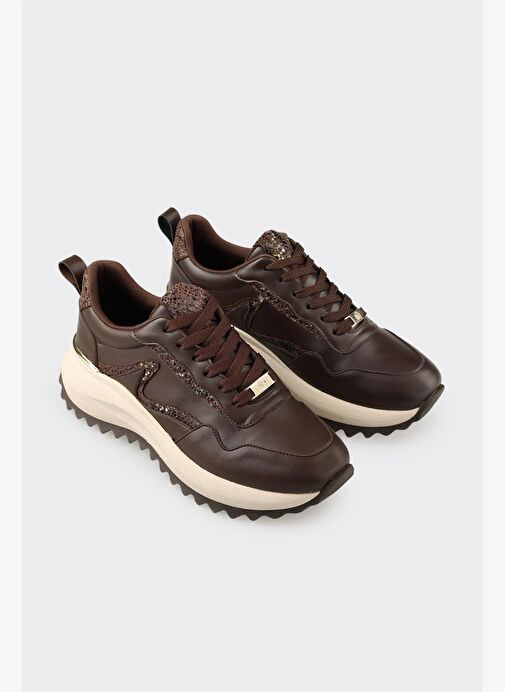 Kahve Kadın Spor Ayakkabı - Görsel 3