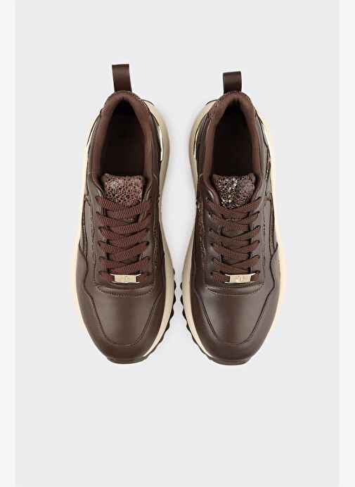 Kahve Kadın Spor Ayakkabı - Görsel 5