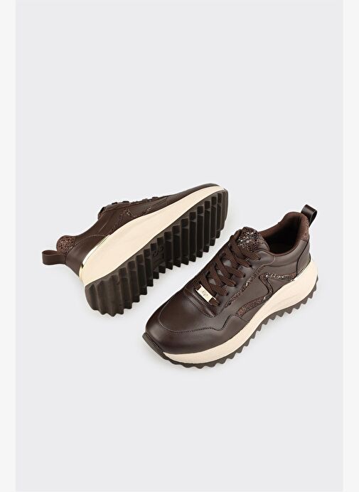 Kahve Kadın Spor Ayakkabı - Görsel 4