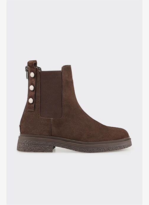 Kahve Deri Kadın Günlük Bot - Görsel 2