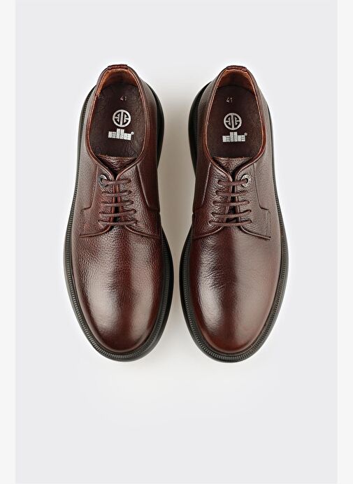 Kahve Deri Erkek Günlük Ayakkabı - Görsel 5