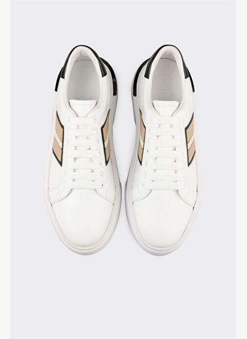 Beyaz Erkek Spor Ayakkabı - Görsel 5