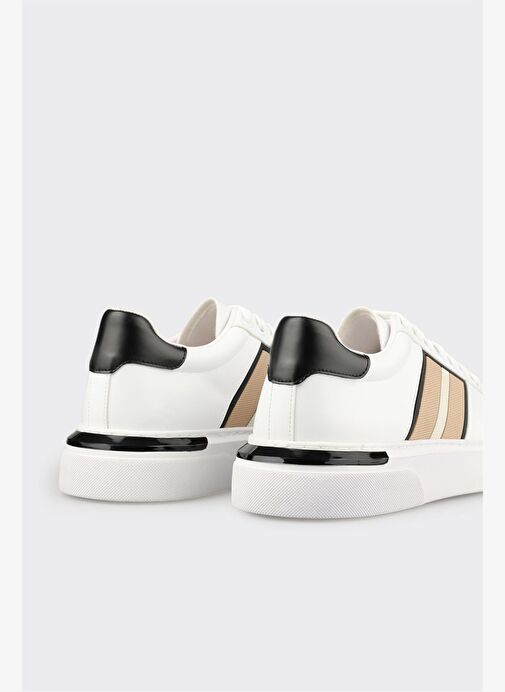 Beyaz Erkek Spor Ayakkabı - Görsel 6