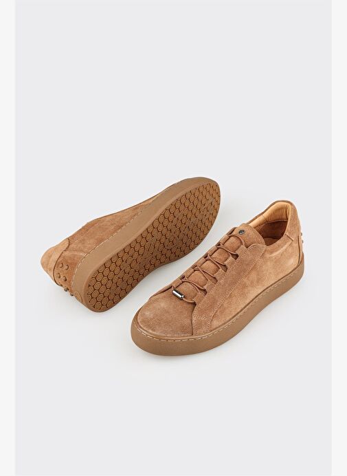 Camel Deri Erkek Günlük Ayakkabı - Görsel 4