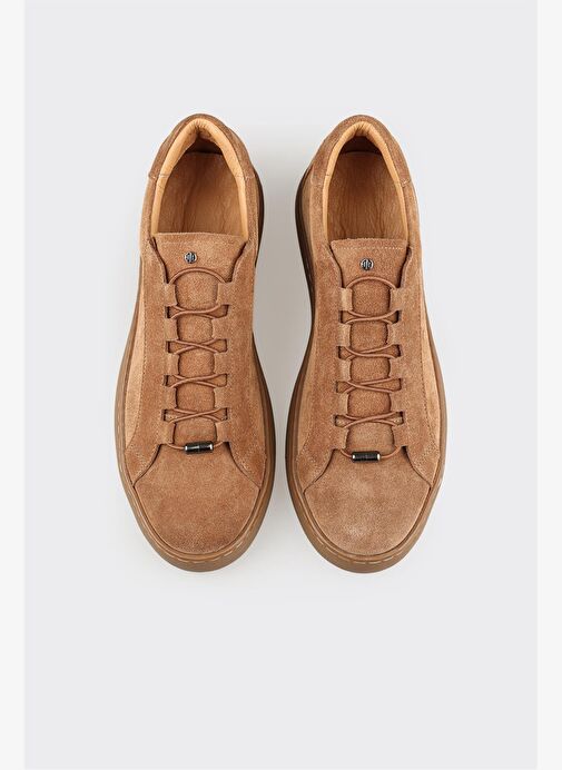Camel Deri Erkek Günlük Ayakkabı - Görsel 5
