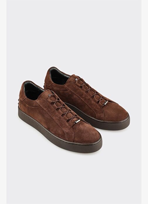 Kahve Deri Erkek Günlük Ayakkabı - Görsel 3