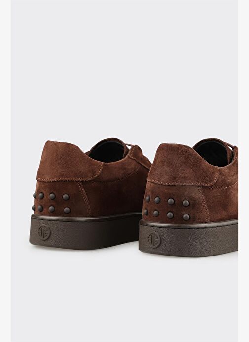 Kahve Deri Erkek Günlük Ayakkabı - Görsel 6