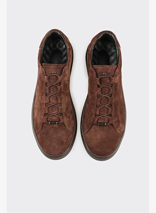 Kahve Deri Erkek Günlük Ayakkabı - Görsel 5