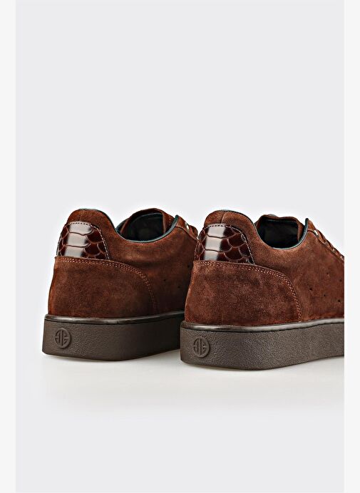 Kahve Deri Erkek Günlük Ayakkabı - Görsel 6