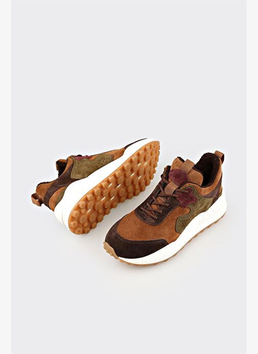 Kahve Deri Kadın Spor Ayakkabı - Görsel 4