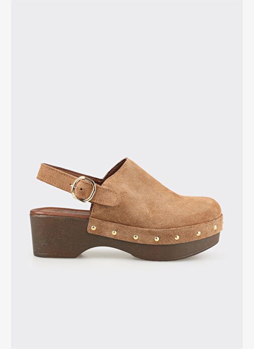 Taba Deri Kadın Terlik - Görsel 2