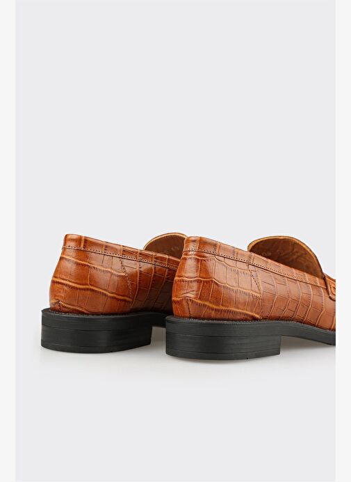 Taba Deri Kadın Günlük Ayakkabı - Görsel 6