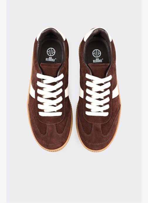 Kahve Deri Kadın Spor Ayakkabı - Görsel 5