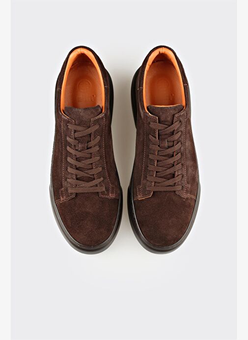 Kahve Deri Erkek Günlük Ayakkabı - Görsel 5