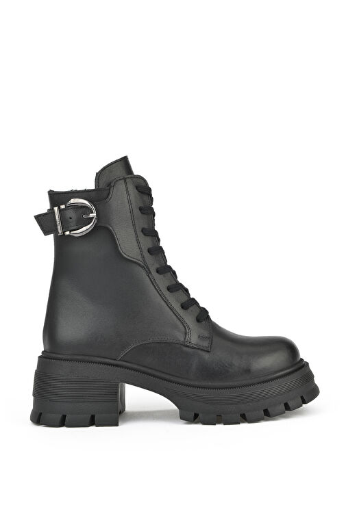 Ziya, Kadın Hakiki Deri Bot 143359Z616 Siyah - Görsel 4