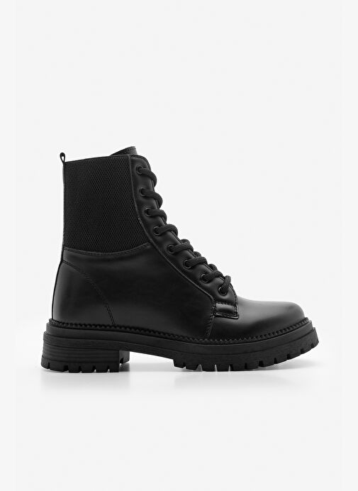 Marjin Kadın Postal Bot Nigora Siyah - Görsel 4