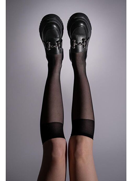 Marjin Siyah Kadın Loafer 3210338804 - Görsel 3