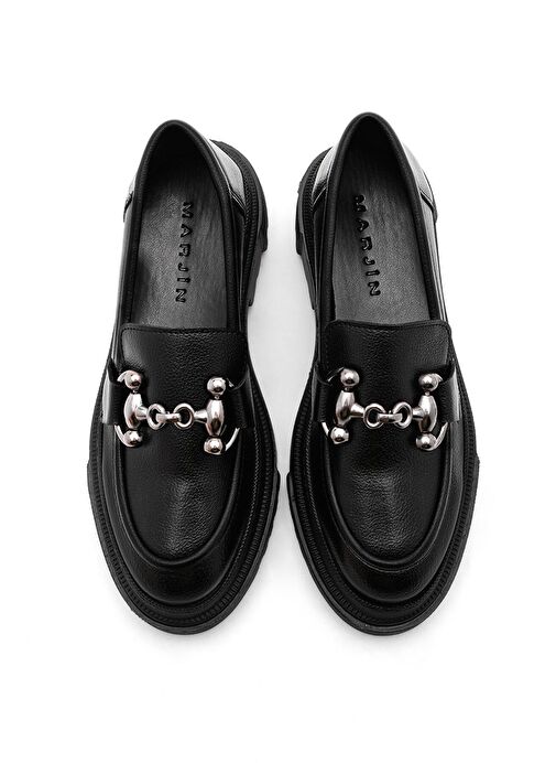 Marjin Siyah Kadın Loafer 3210338804 - Görsel 2