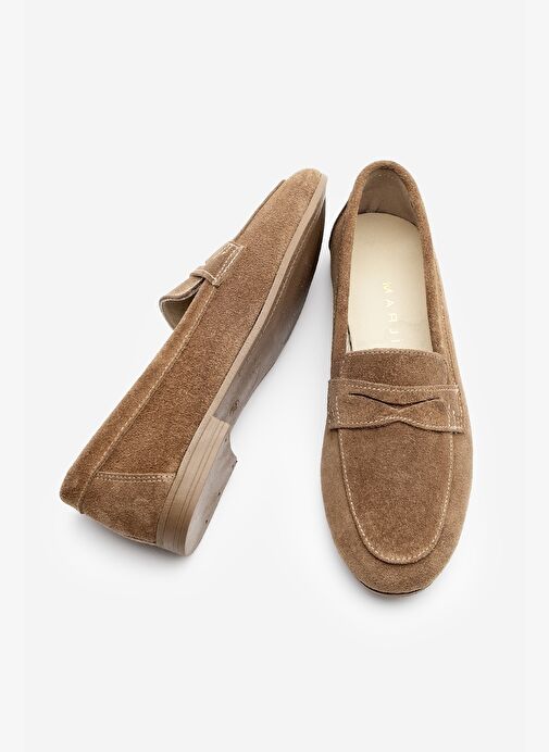 Kadın Hakiki Deri Loafer Günlük Ayakkabı Rosme Taba - Görsel 8