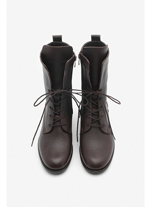 Marjin Kahverengi Kadın Deri Postal 19K020022MN1190 - Görsel 7