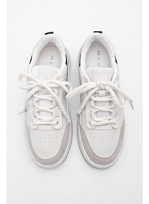 Kadın Sneaker Yüksek Taban Spor Ayakkabı Loske Siyah - Görsel 6