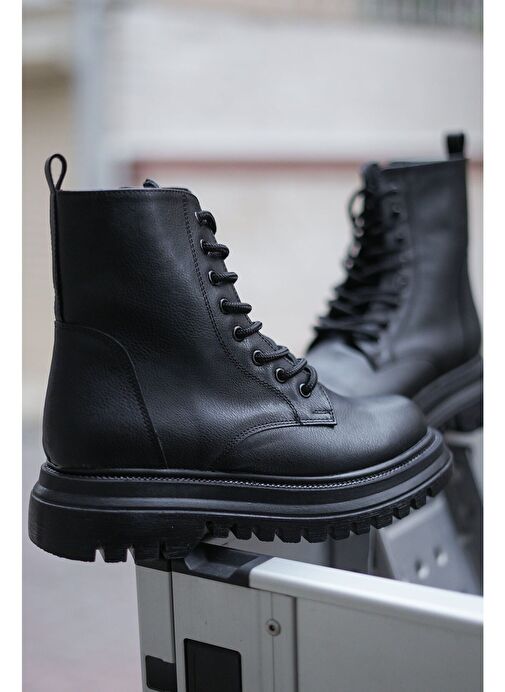 Marjin Kadın Postal Bot Vesin Siyah - Görsel 3