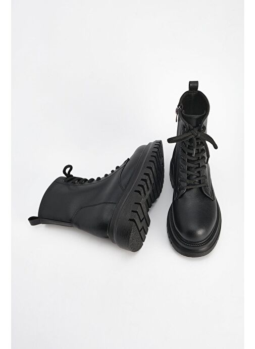 Marjin Kadın Postal Bot Vesin Siyah - Görsel 5