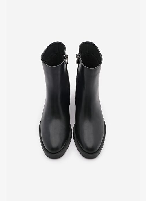 Kadın Fermuarlı Günlük Bot Huna Siyah - Görsel 7