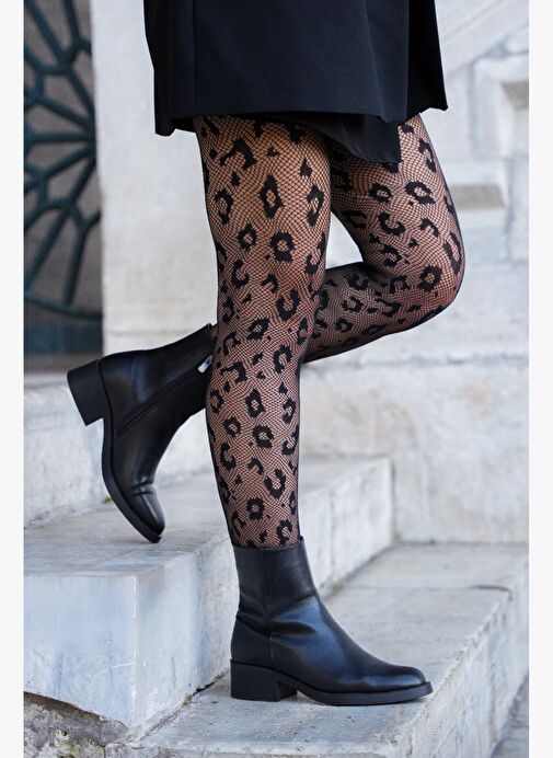 Kadın Fermuarlı Günlük Bot Huna Siyah - Görsel 8