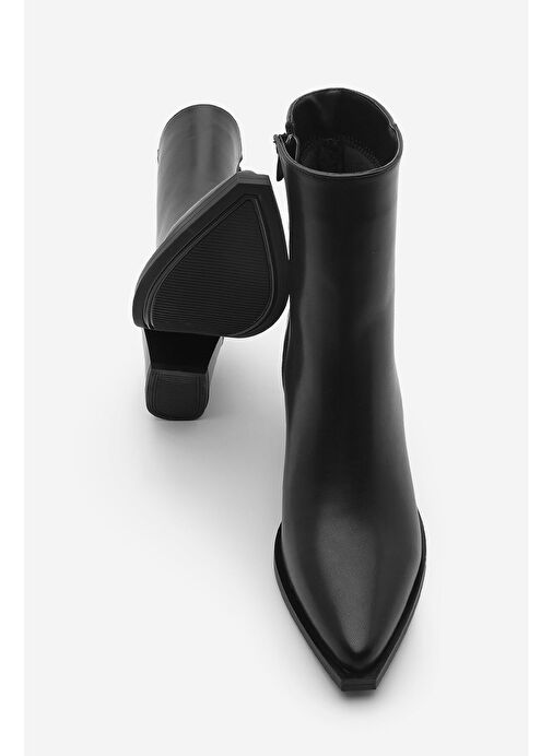 Kadın Sivri Burun Western Bot Forne Siyah - Görsel 8