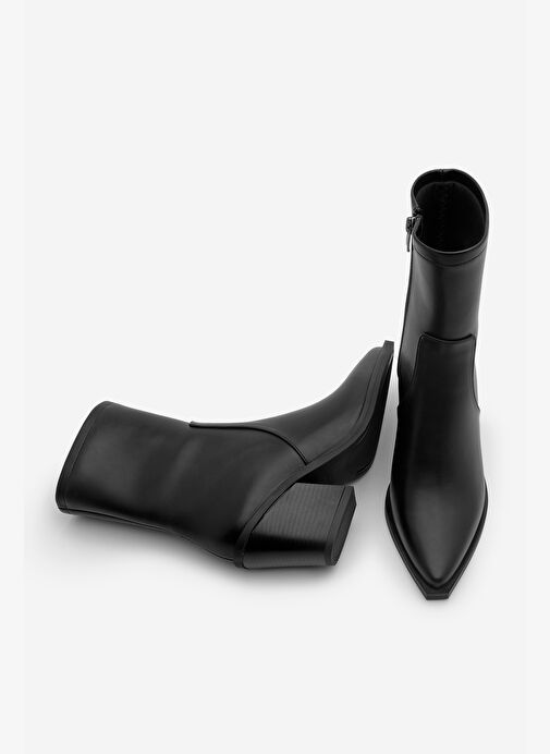 Kadın Western Bot Tamin Siyah - Görsel 8