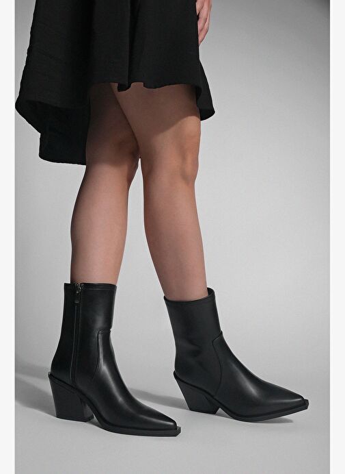 Kadın Western Bot Tamin Siyah - Görsel 7