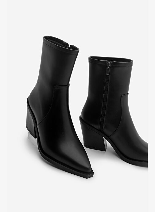 Kadın Western Bot Tamin Siyah - Görsel 2