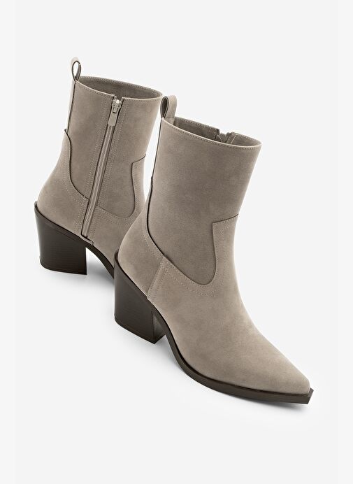 Kadın Western Bot Fetya Vizon - Görsel 2