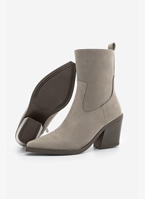 Kadın Western Bot Fetya Vizon - Görsel 5