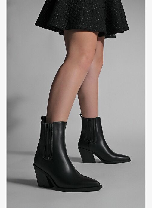 Kadın Western Bot Erbe Siyah - Görsel 5