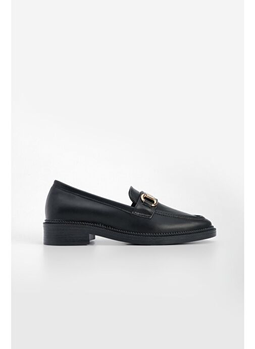 Marjin Kadın Loafer Tokalı Günlük Ayakkabı Tonyas - Görsel 4