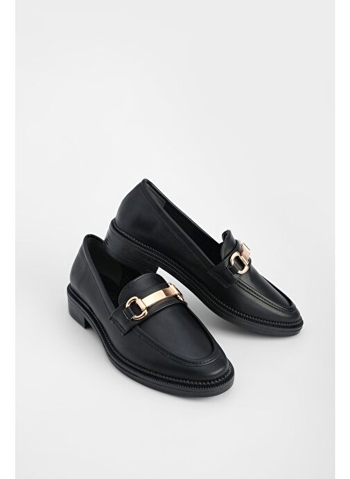 Marjin Kadın Loafer Tokalı Günlük Ayakkabı Tonyas - Görsel 2