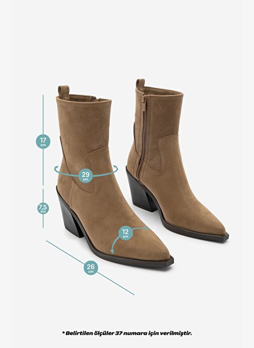 Kadın Western Bot Fetya Taba - Görsel 9