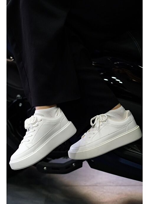 Marjin Beyaz Kadın Sneaker 3210277433 - Görsel 3