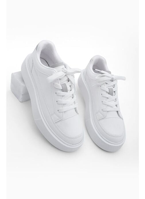 Marjin Beyaz Kadın Sneaker 3210277433 - Görsel 2