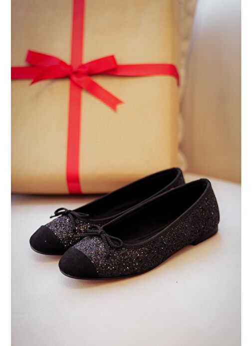 Kadın Fiyonklu Babet Fanbe Siyah - Görsel 2