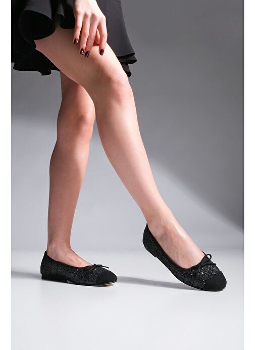 Kadın Fiyonklu Babet Fanbe Siyah - Görsel 6