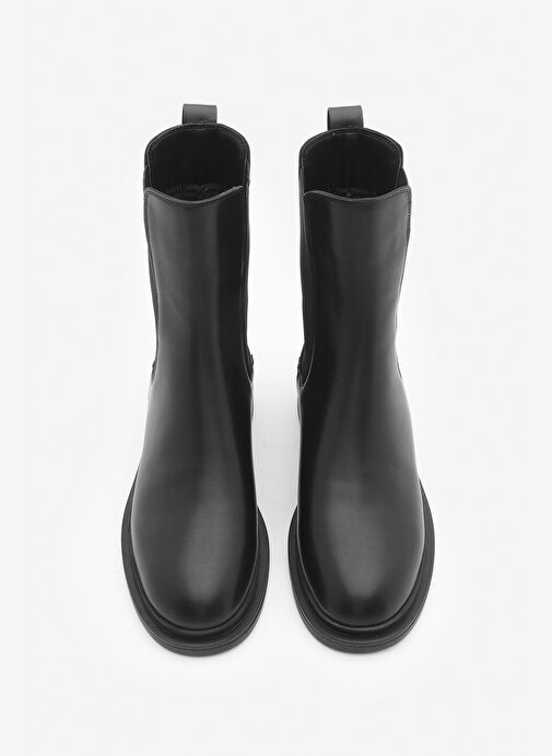 Kadın Lastikli Günlük Chelsea Bot Sebon Siyah - Görsel 7