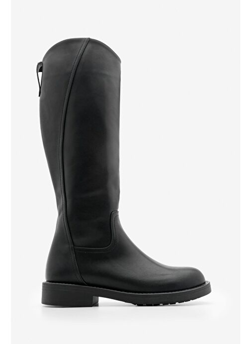 Kadın Yandan Fermuarlı Günlük Çizme Sirante Siyah - Görsel 7