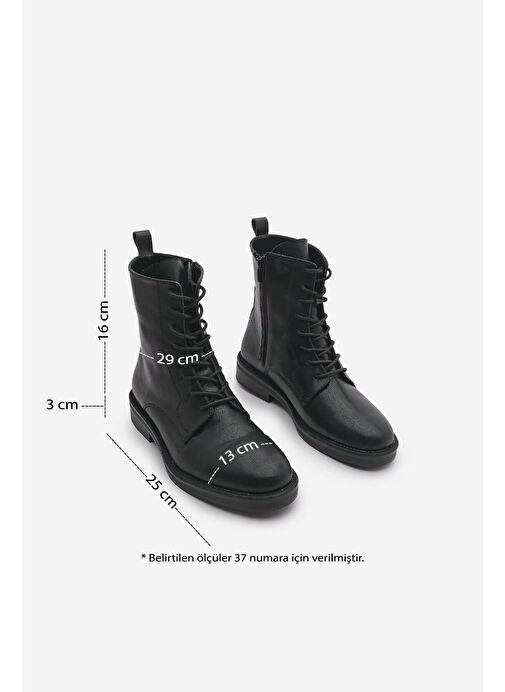 Marjin Siyah Kadın Postal 321018200501 - Görsel 5