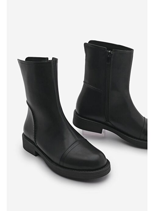 Kadın Dikiş Detaylı Günlük Bot Armus Siyah - Görsel 2
