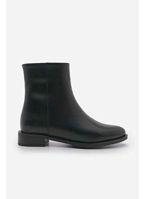 Kadın Fermuarlı Günlük Bot Longa Siyah - Görsel 7